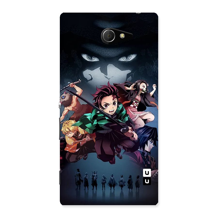 Team Demon Slayer Back Case for Xperia M2