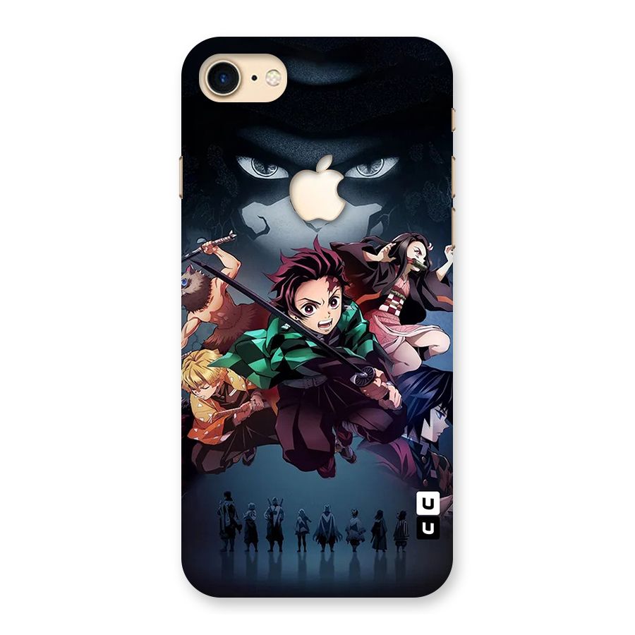 Team Demon Slayer Back Case for iPhone 7 Apple Cut