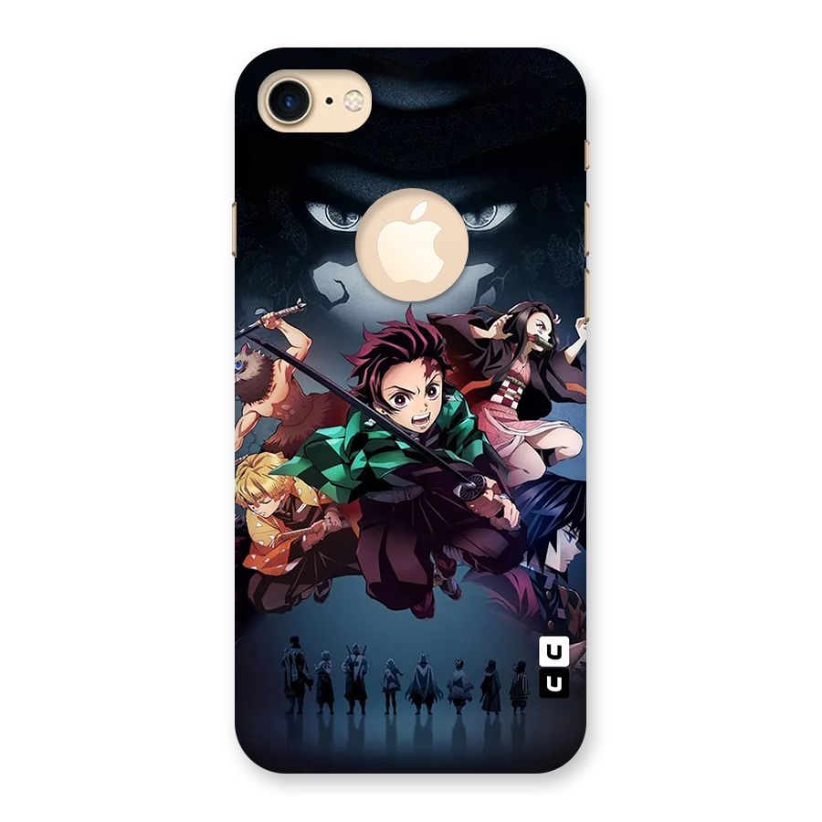 Team Demon Slayer Back Case for iPhone 7 Logo Cut