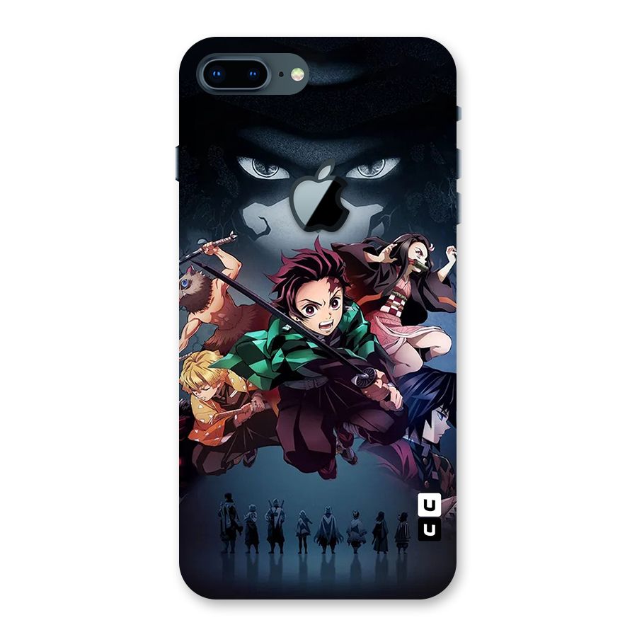 Team Demon Slayer Back Case for iPhone 7 Plus Apple Cut
