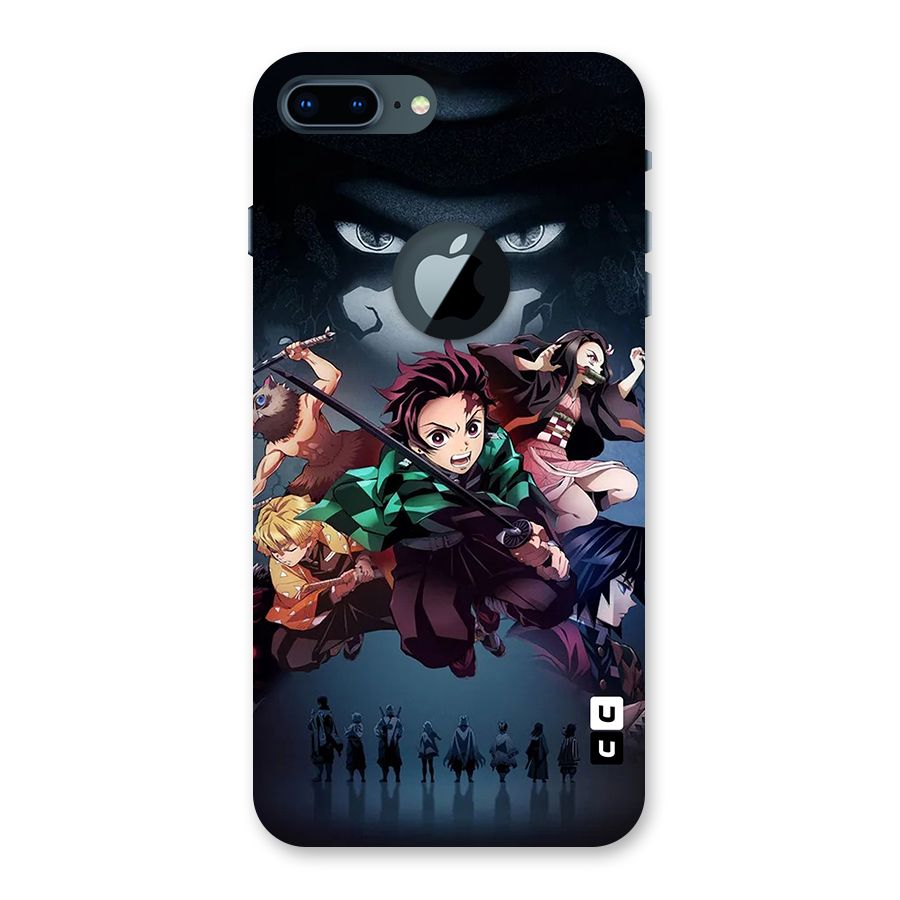 Team Demon Slayer Back Case for iPhone 7 Plus Logo Cut