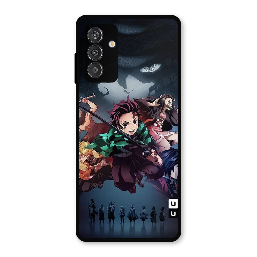 Team Demon Slayer Metal Back Case for Galaxy M13