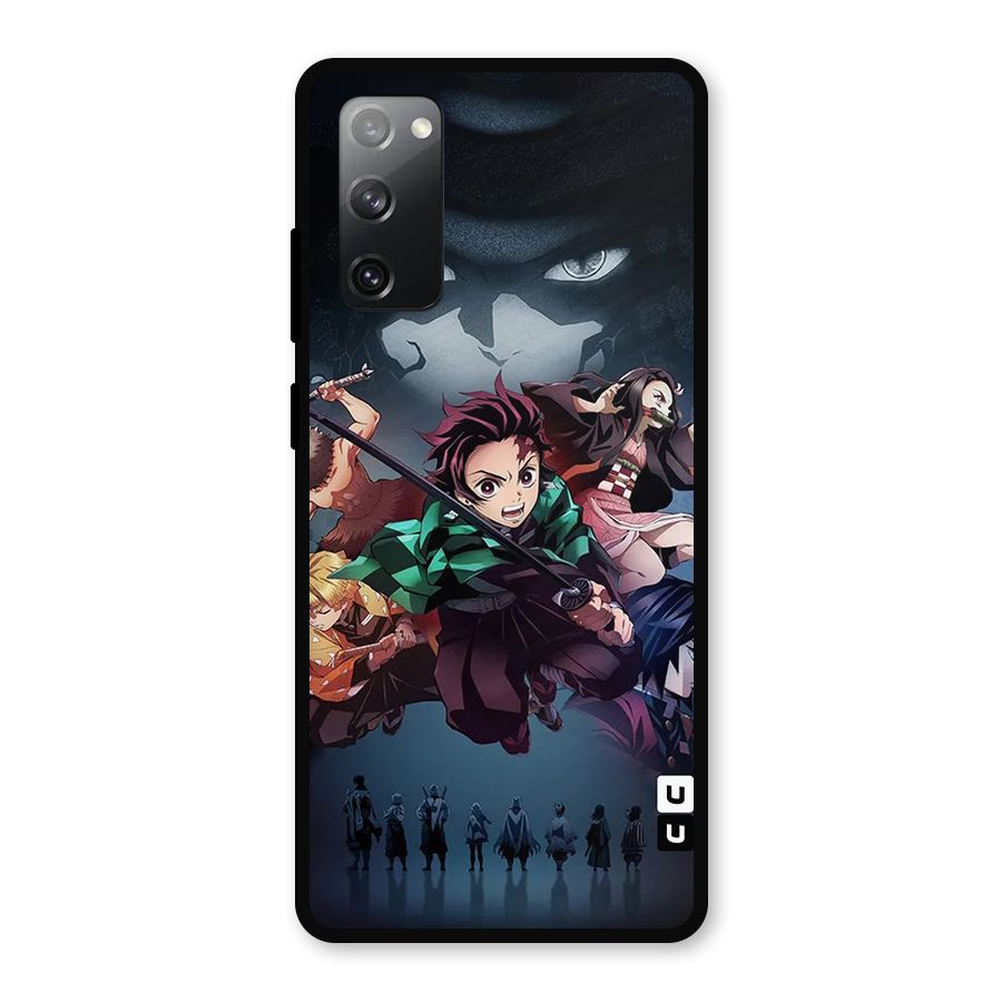 Team Demon Slayer Metal Back Case for Galaxy S20 FE