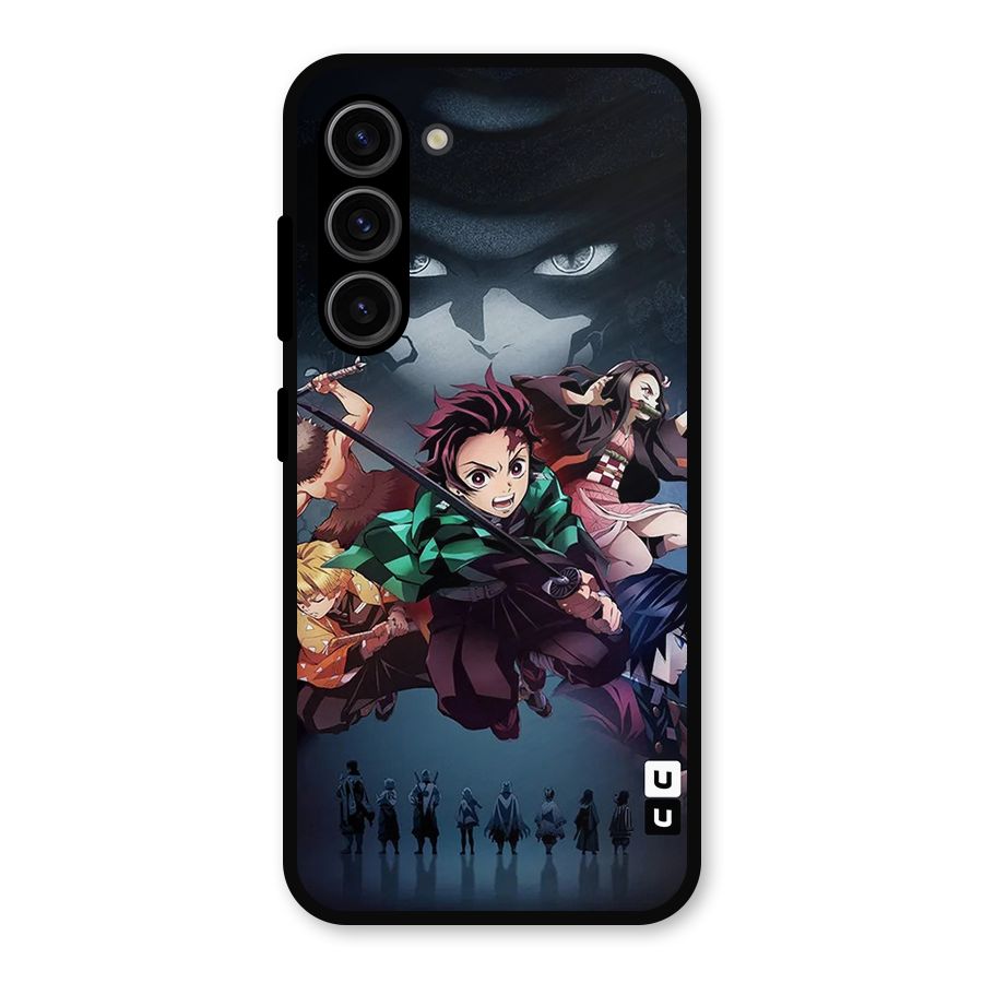 Team Demon Slayer Metal Back Case for Galaxy S23