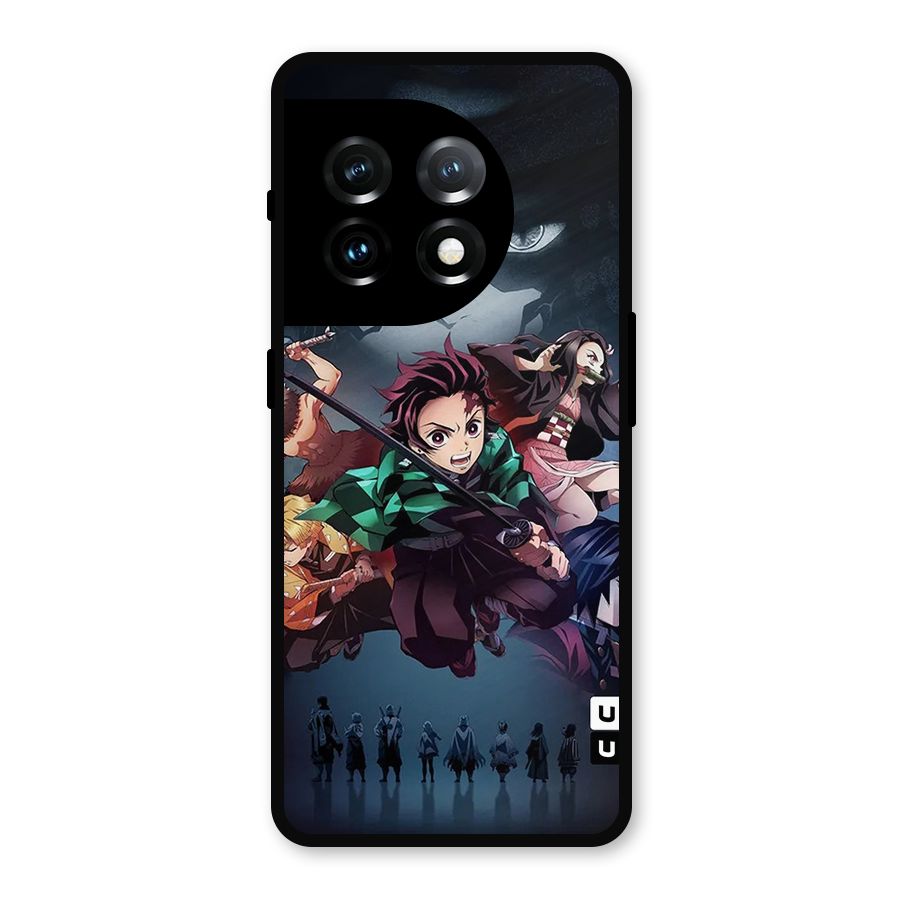 Team Demon Slayer Metal Back Case for OnePlus 11