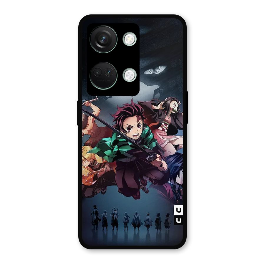 Team Demon Slayer Metal Back Case for OnePlus Nord 3