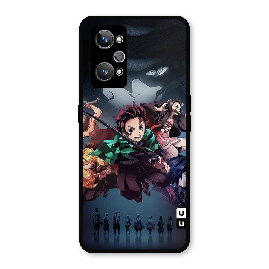Team Demon Slayer Metal Back Case for Realme GT 2