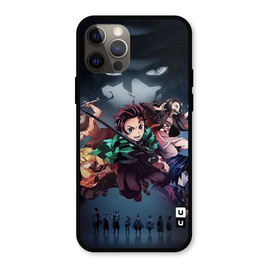 Team Demon Slayer Metal Back Case for iPhone 12 Pro