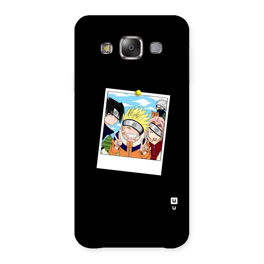 Team Kakashi Cute Back Case for Galaxy E7