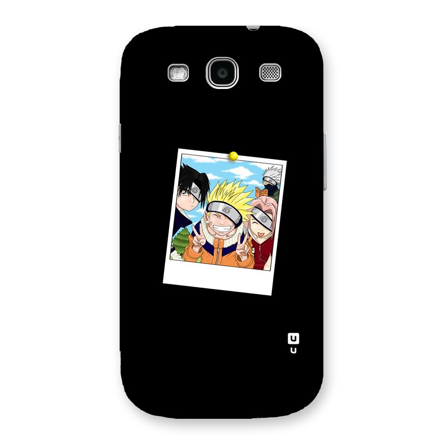 Team Kakashi Cute Back Case for Galaxy S3