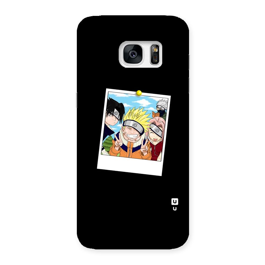 Team Kakashi Cute Back Case for Galaxy S7 Edge