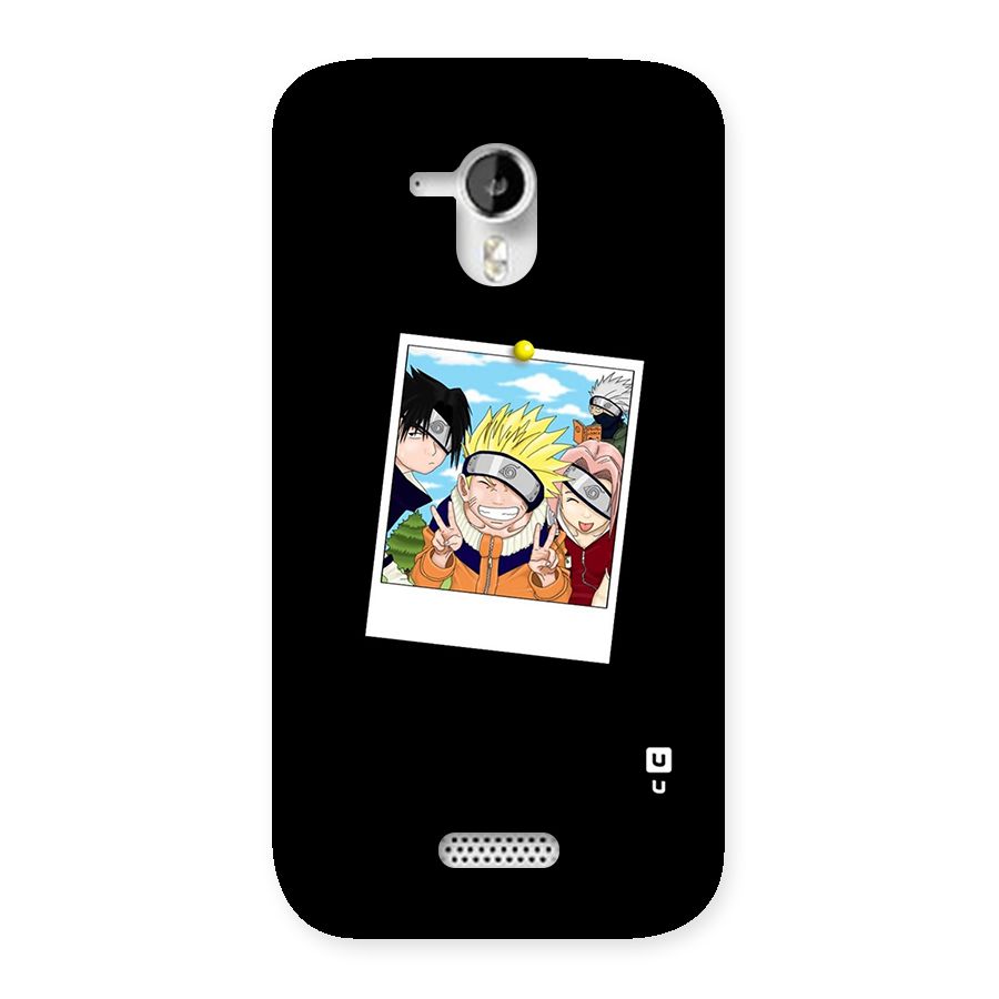 Team Kakashi Cute Back Case for Micromax Canvas HD A116