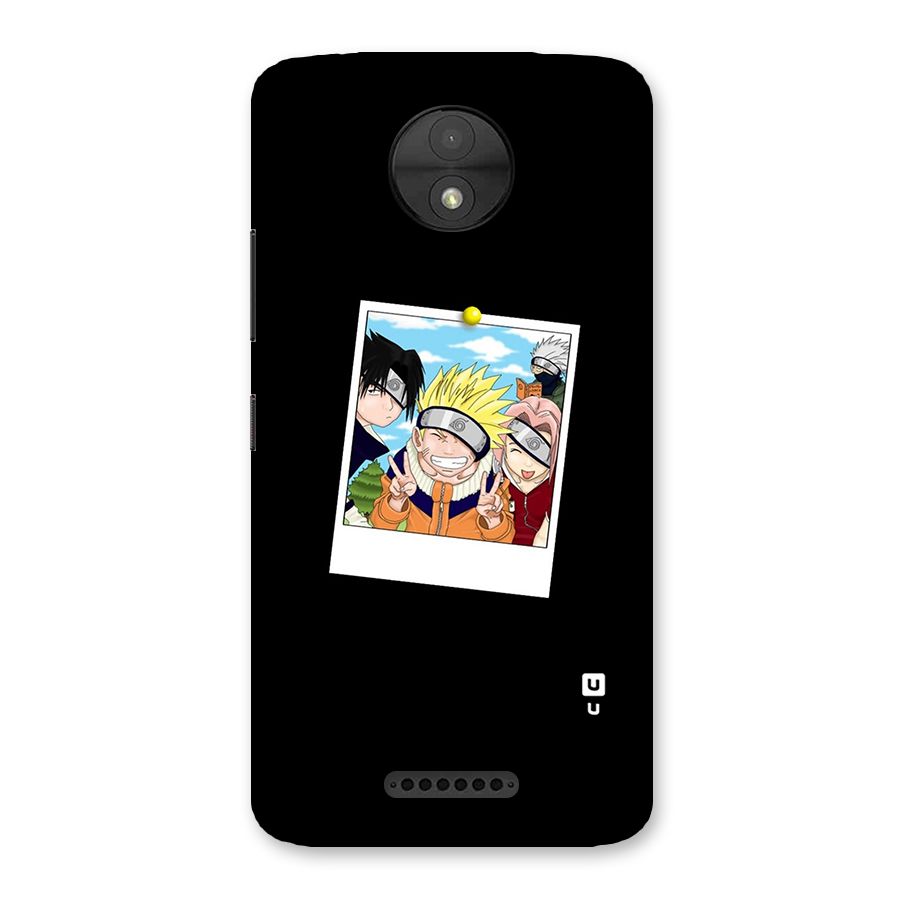 Team Kakashi Cute Back Case for Moto C