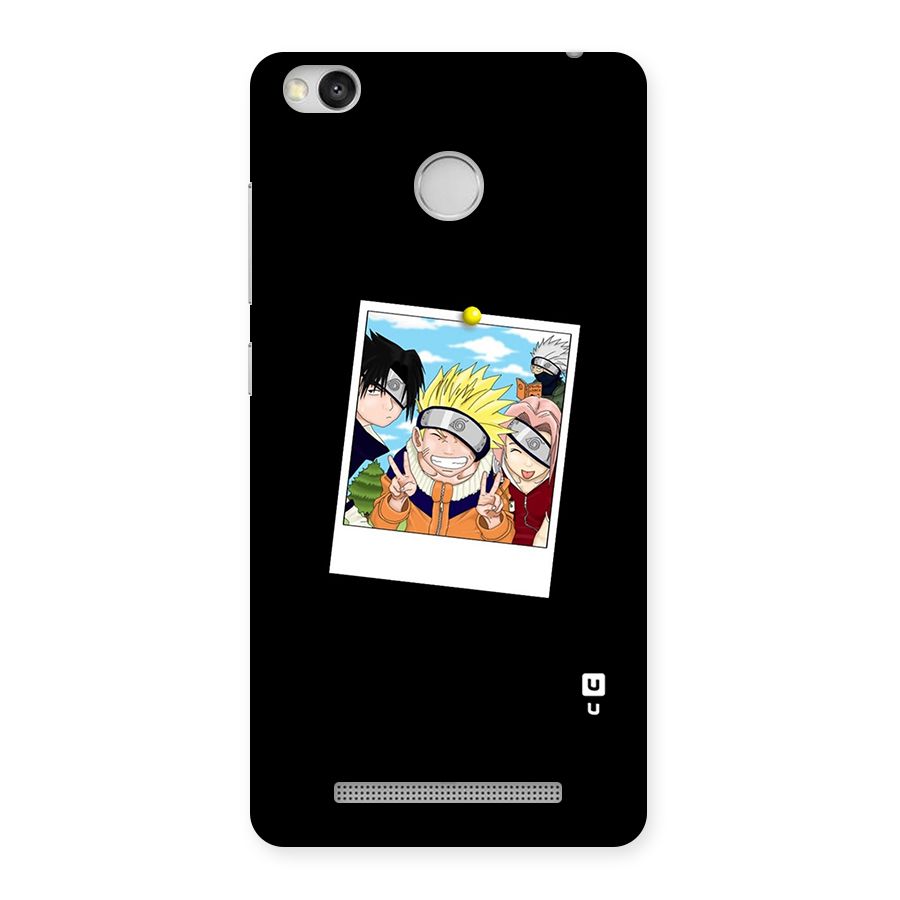 Team Kakashi Cute Back Case for Redmi 3S Prime