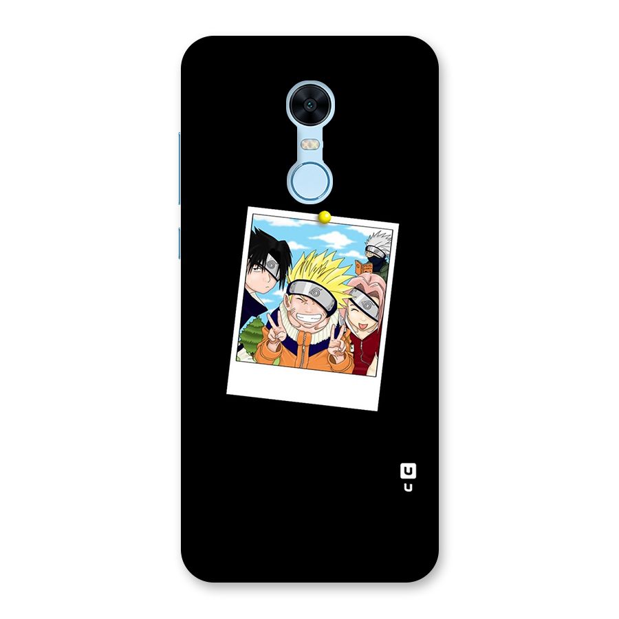 Team Kakashi Cute Back Case for Redmi Note 5
