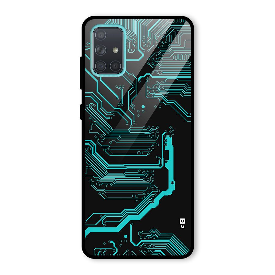 Tech Art Glass Back Case for Galaxy A71