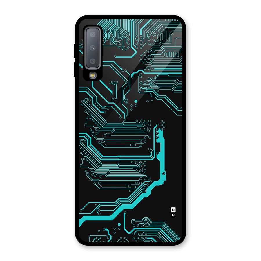 Tech Art Glass Back Case for Galaxy A7 (2018)