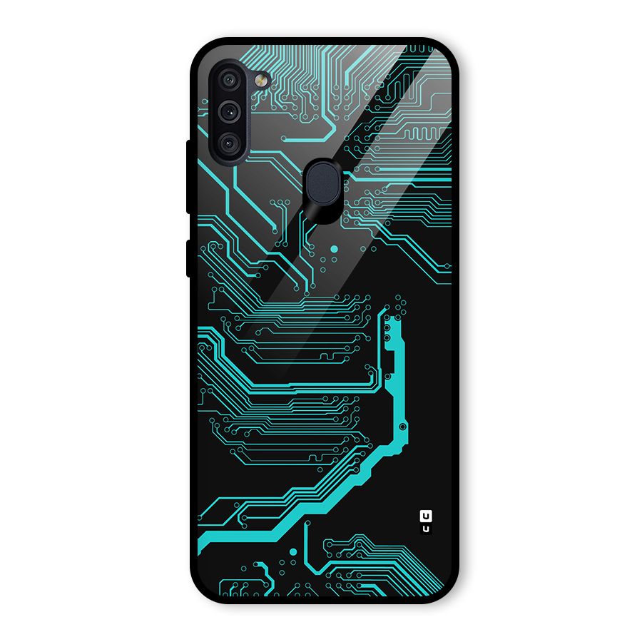 Tech Art Glass Back Case for Galaxy M11