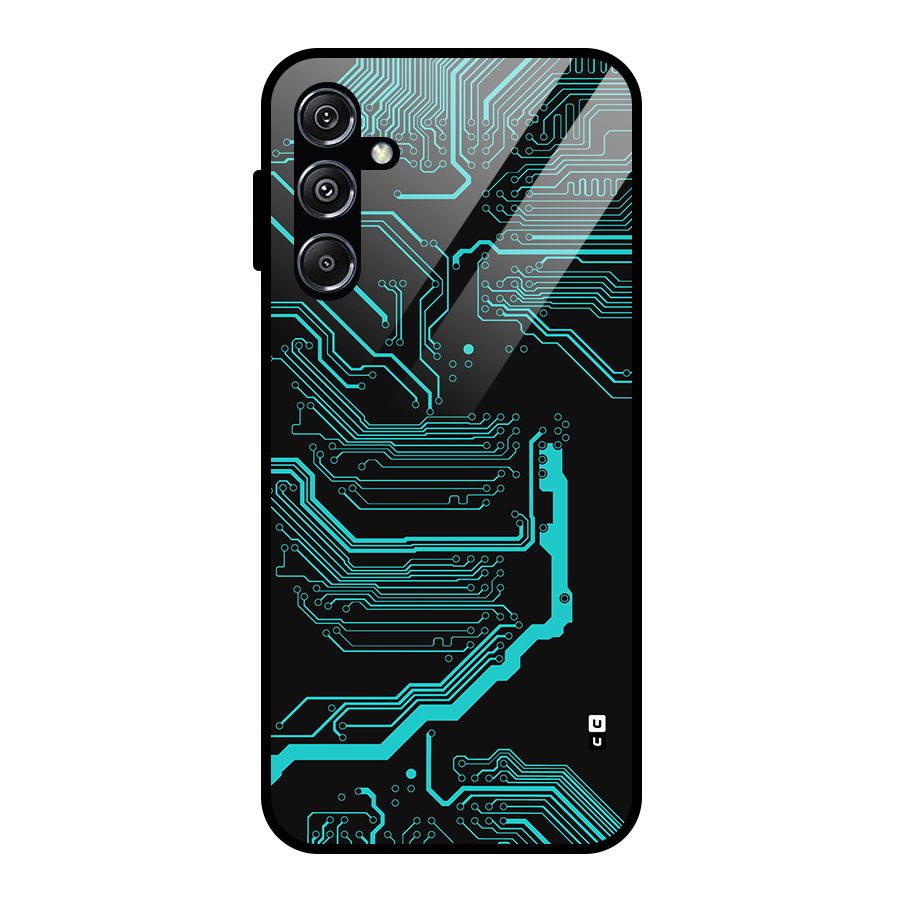 Tech Art Glass Back Case for Galaxy M34 5G