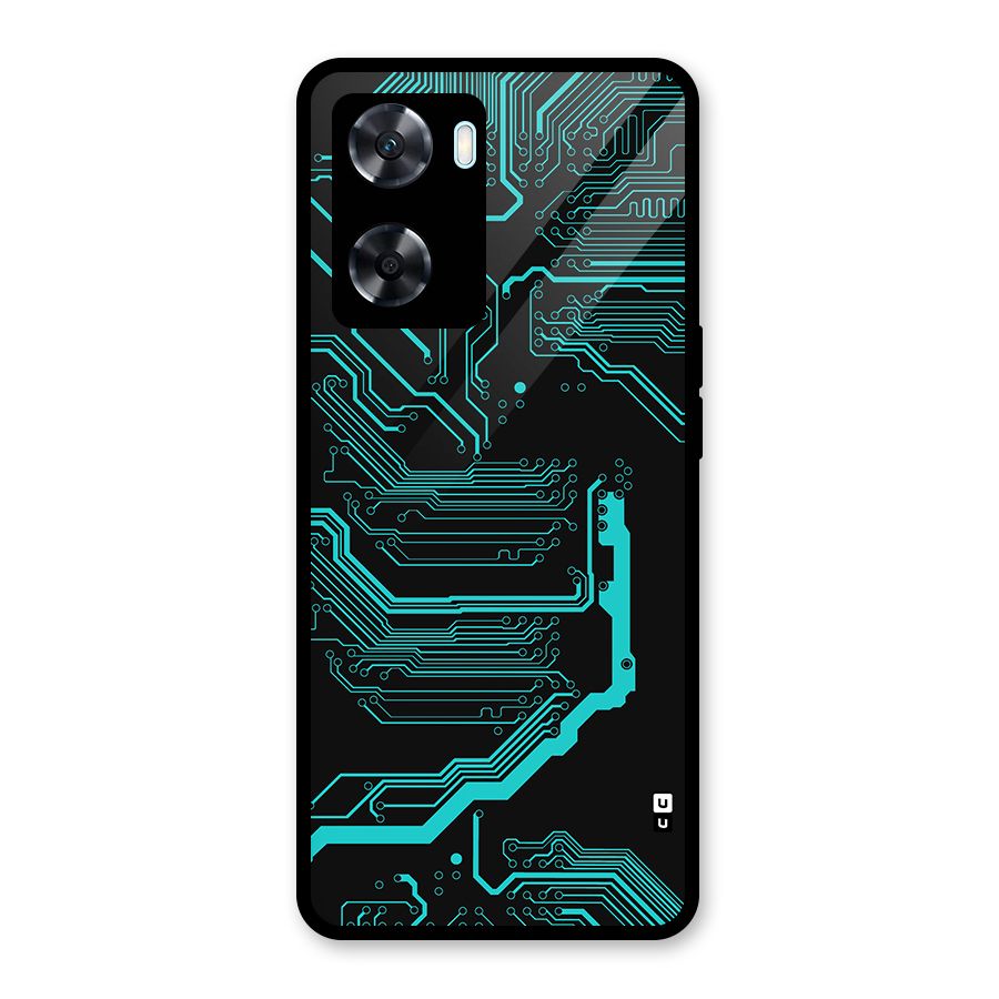 Tech Art Glass Back Case for Oppo A77s