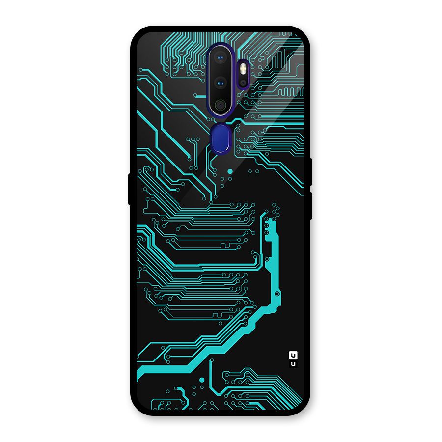 Tech Art Glass Back Case for Oppo A9 (2020)
