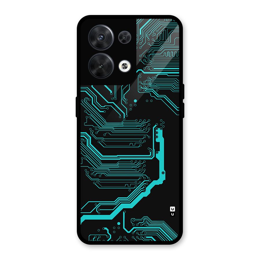 Tech Art Glass Back Case for Oppo Reno8 5G