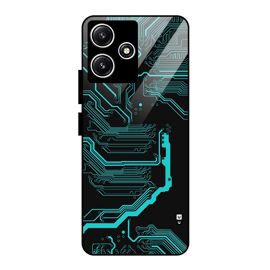 Tech Art Glass Back Case for Poco M6 Pro