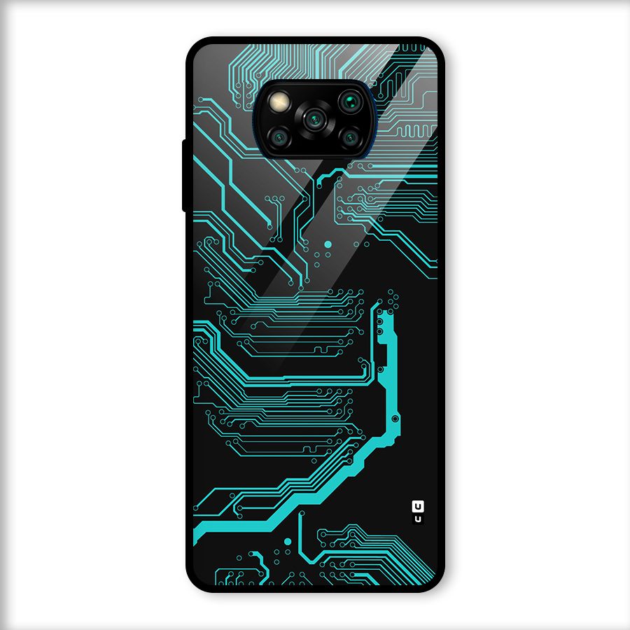 Tech Art Glass Back Case for Poco X3