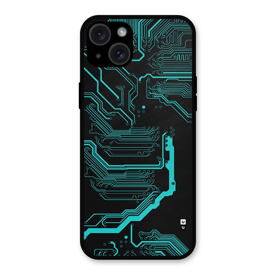 Tech Art Metal Back Case for iPhone 15 Plus