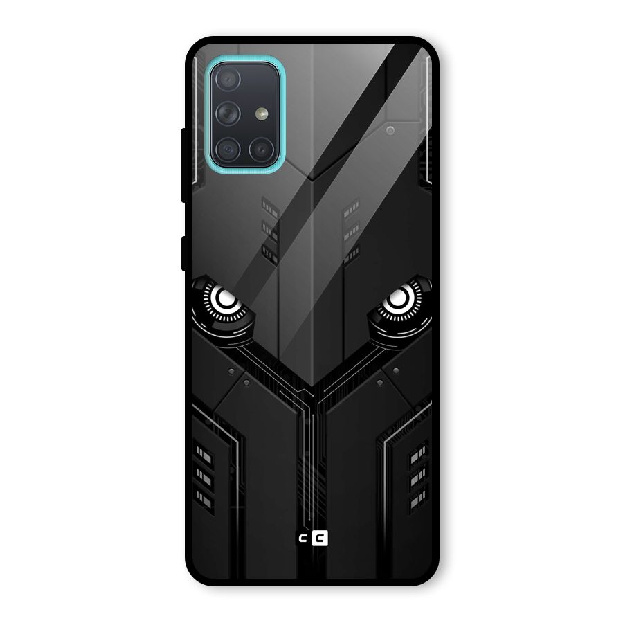 Tech Eye Glass Back Case for Galaxy A71