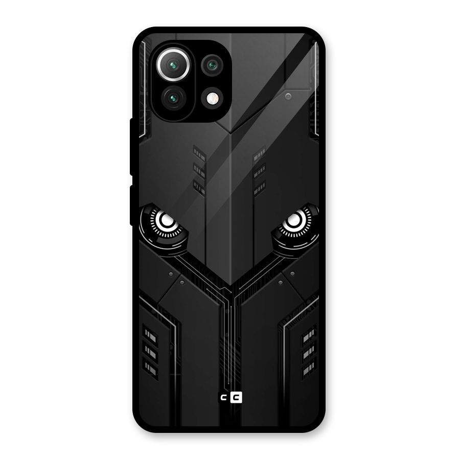 Tech Eye Glass Back Case for Mi 11 Lite NE 5G