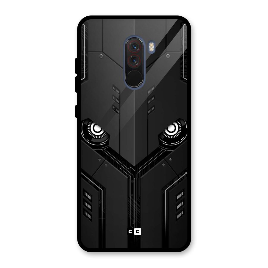 Tech Eye Glass Back Case for Poco F1