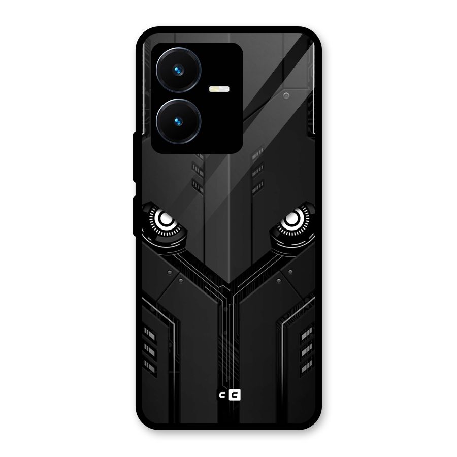 Tech Eye Glass Back Case for Vivo Y22s