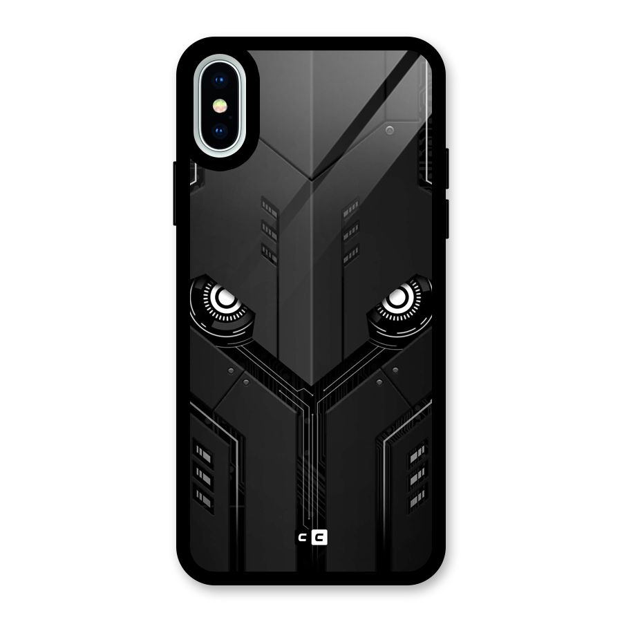 Tech Eye Glass Back Case for iPhone XS
