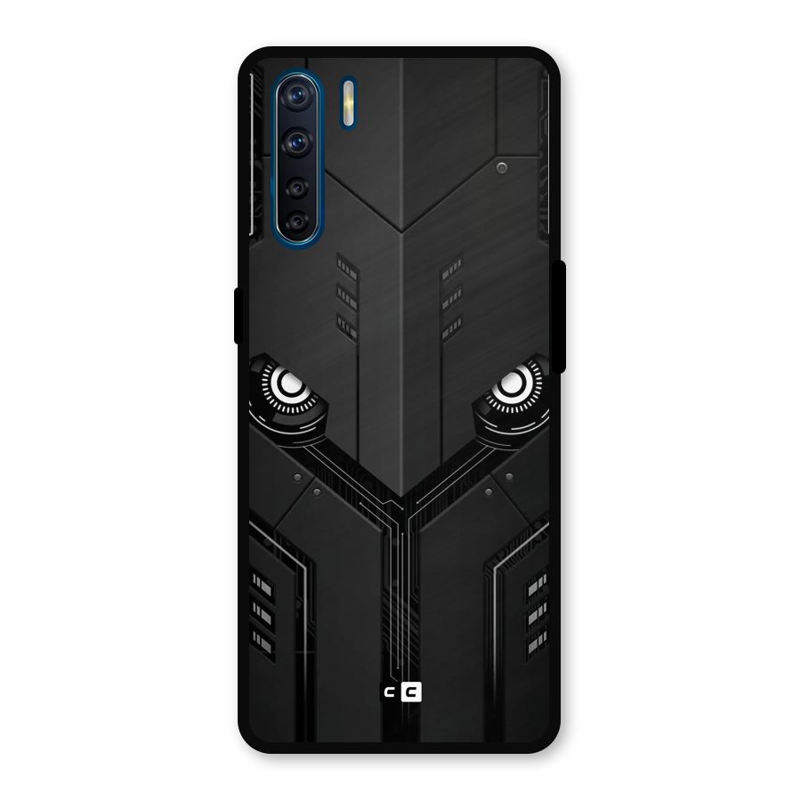 Tech Eye Metal Back Case for Oppo F15