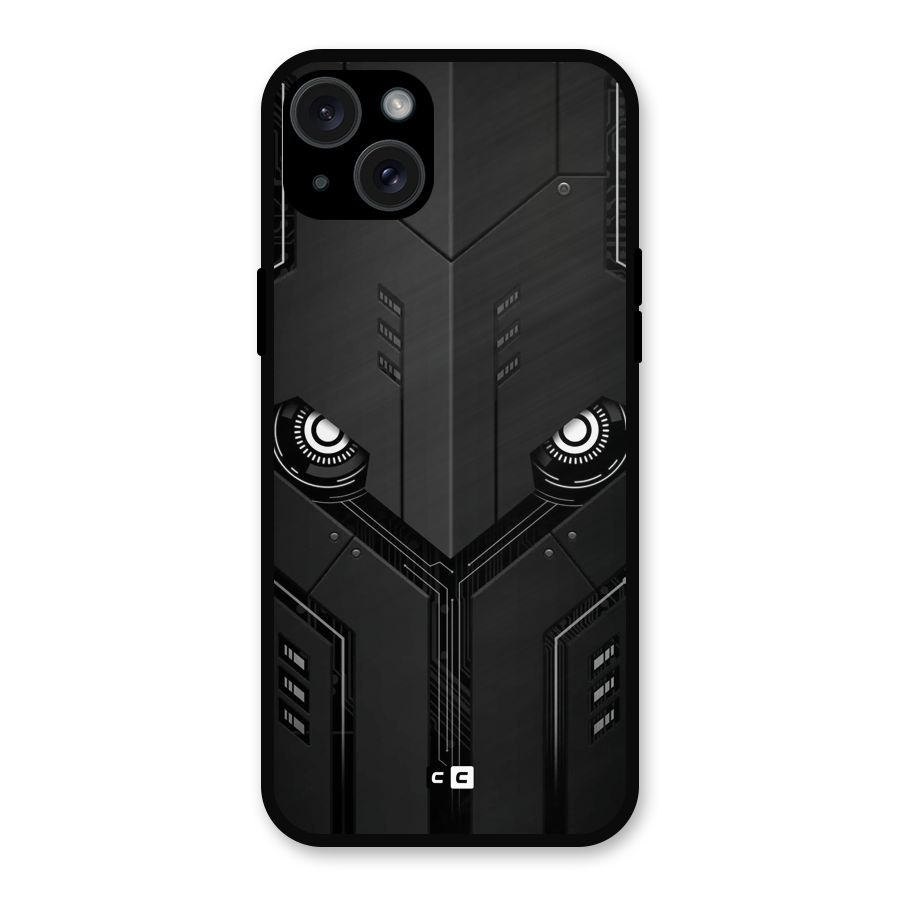 Tech Eye Metal Back Case for iPhone 15 Plus