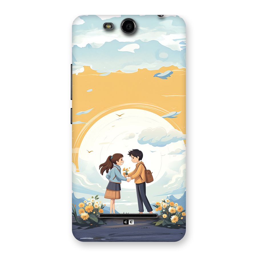 Teenage Anime Couple Back Case for Canvas Juice 3 Q392