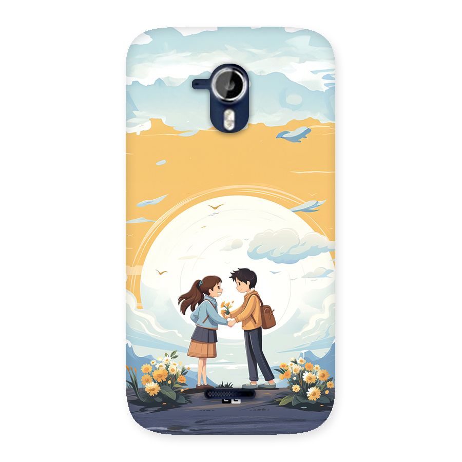 Teenage Anime Couple Back Case for Canvas Magnus A117