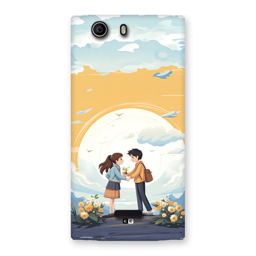 Teenage Anime Couple Back Case for Canvas Nitro 2 E311
