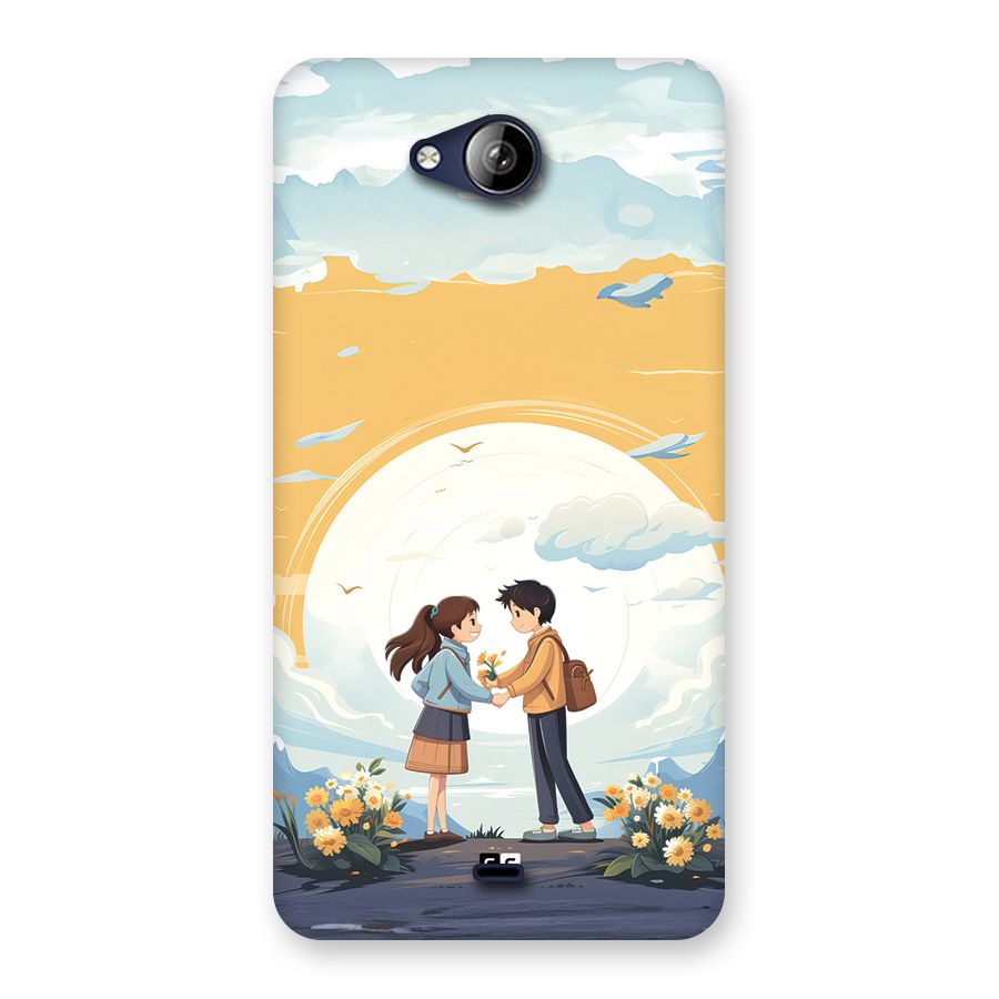Teenage Anime Couple Back Case for Canvas Play Q355