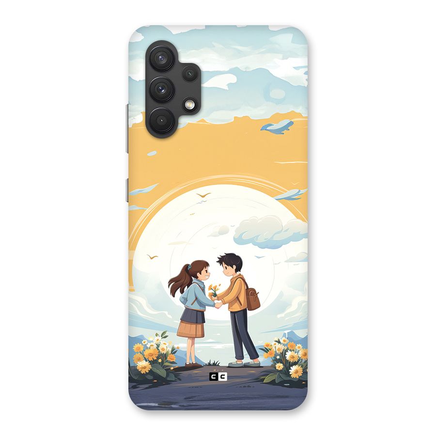 Teenage Anime Couple Back Case for Galaxy A32