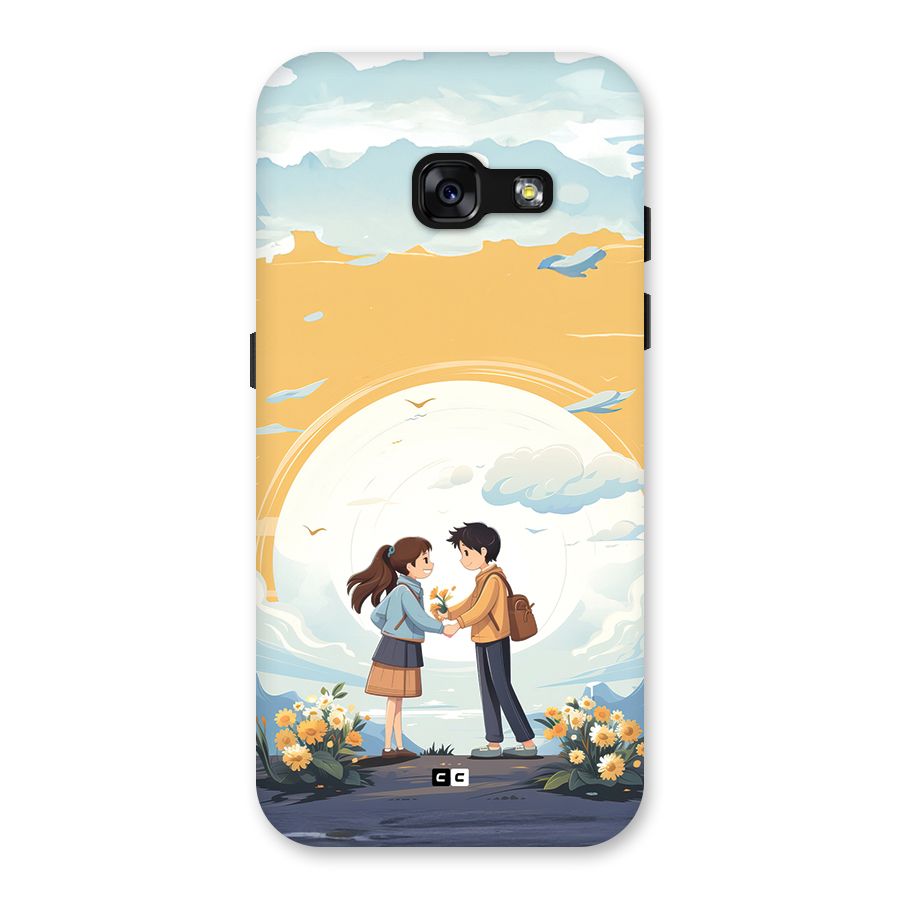 Teenage Anime Couple Back Case for Galaxy A3 (2017)