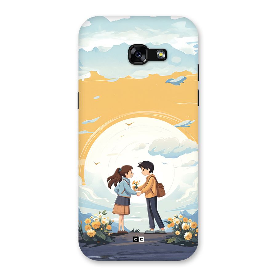 Teenage Anime Couple Back Case for Galaxy A5 2017