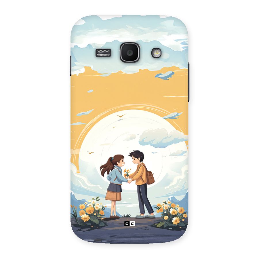 Teenage Anime Couple Back Case for Galaxy Ace3