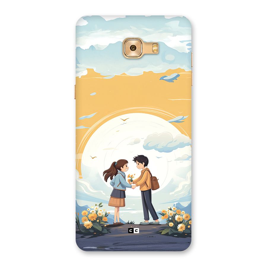 Teenage Anime Couple Back Case for Galaxy C9 Pro