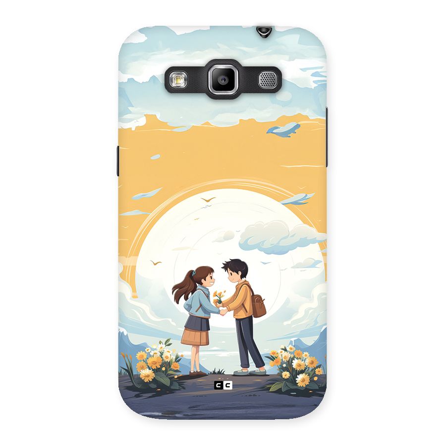 Teenage Anime Couple Back Case for Galaxy Grand Quattro