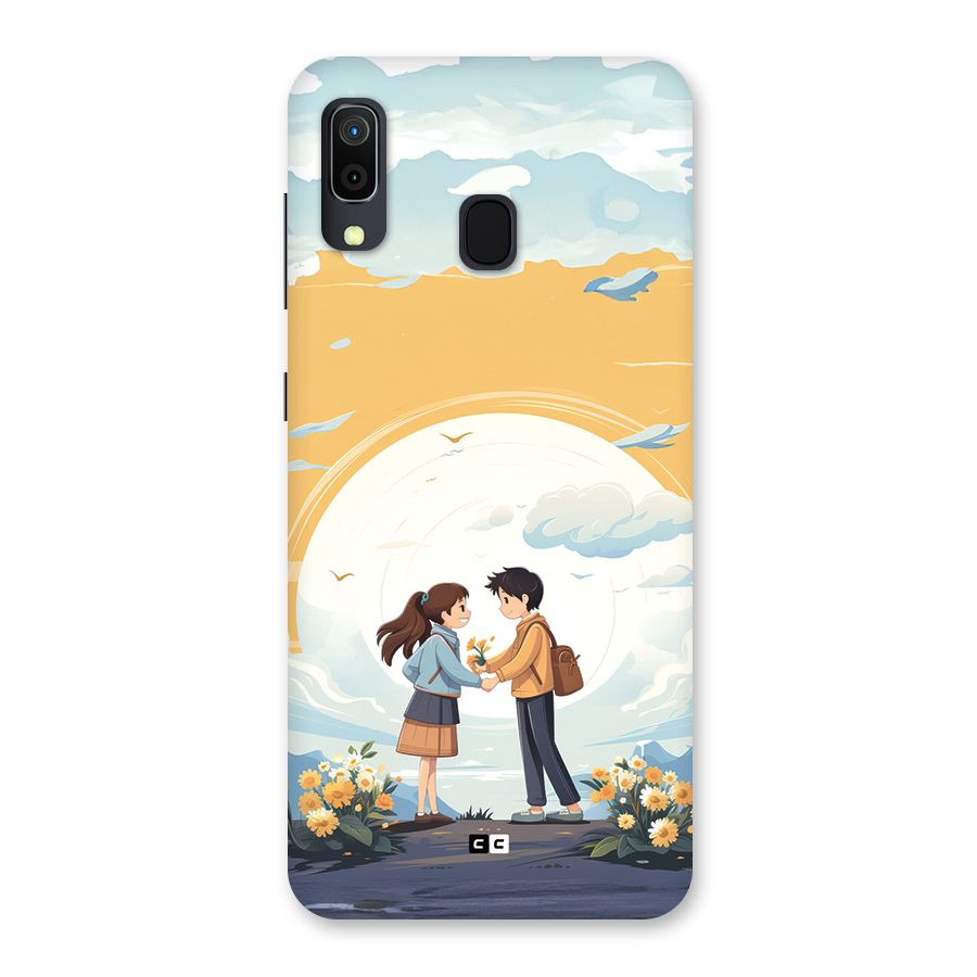 Teenage Anime Couple Back Case for Galaxy M10s