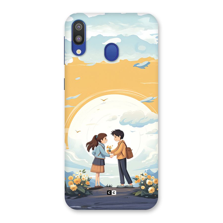 Teenage Anime Couple Back Case for Galaxy M20