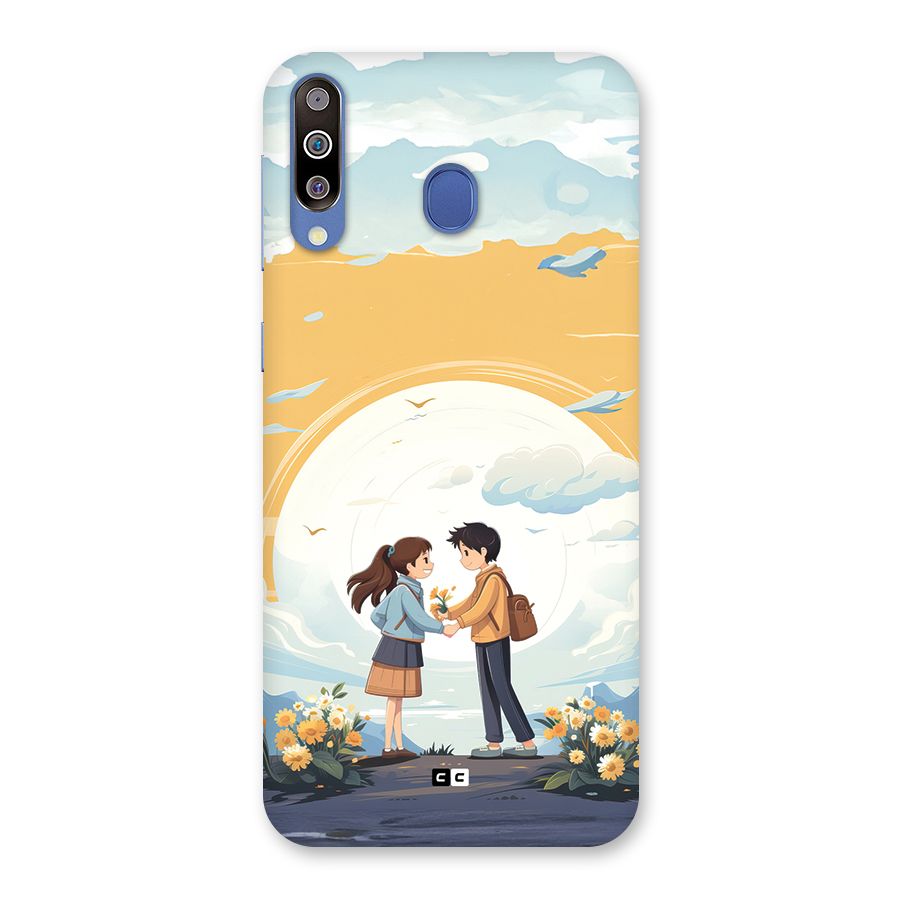 Teenage Anime Couple Back Case for Galaxy M30