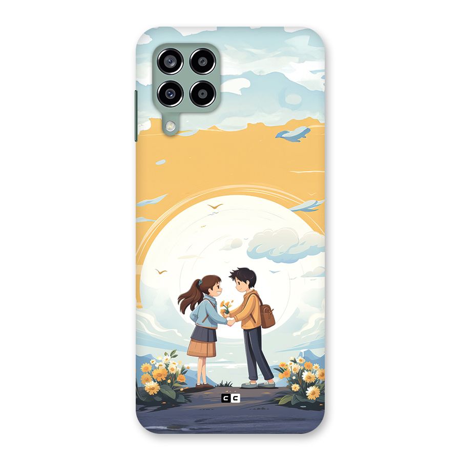 Teenage Anime Couple Back Case for Galaxy M33